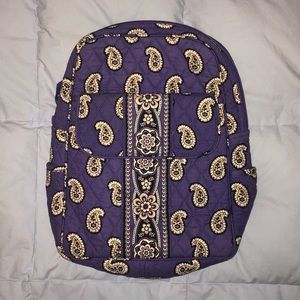 Small Purple Vera Bradley Backpack (Like New)